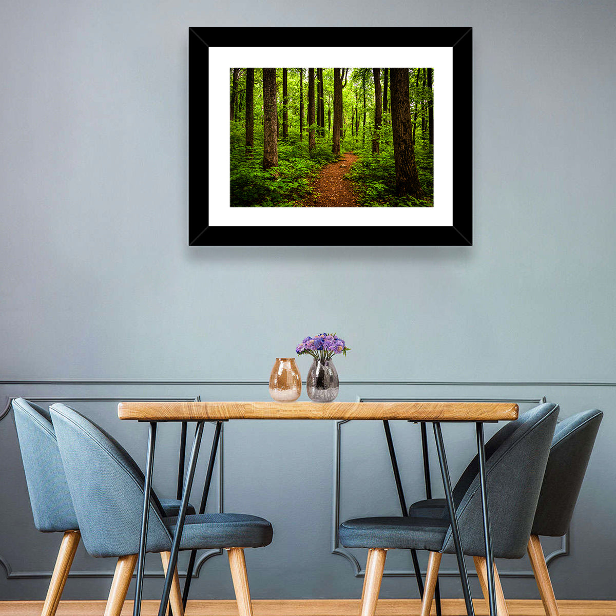 Shenandoah National Park Trail Wall Art in a room, landscape