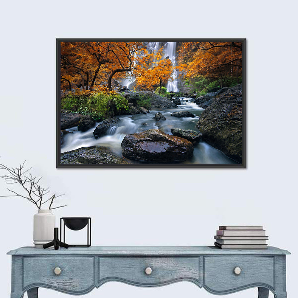 Konglan Autumn Waterfall Wall Art