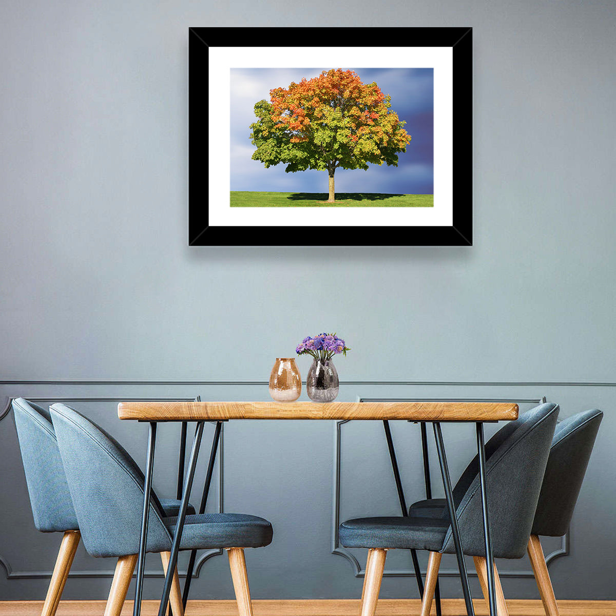 Maple with Split Foliage Wall Art in a room, landscape