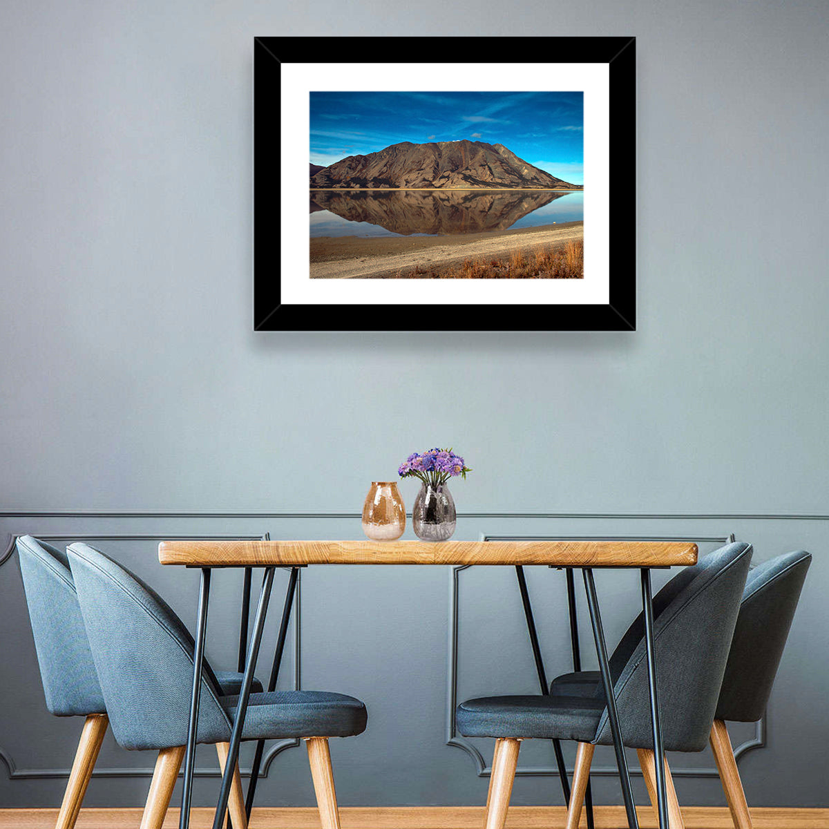 Rocky Peak Reflection, Kluane Lake Wall Art