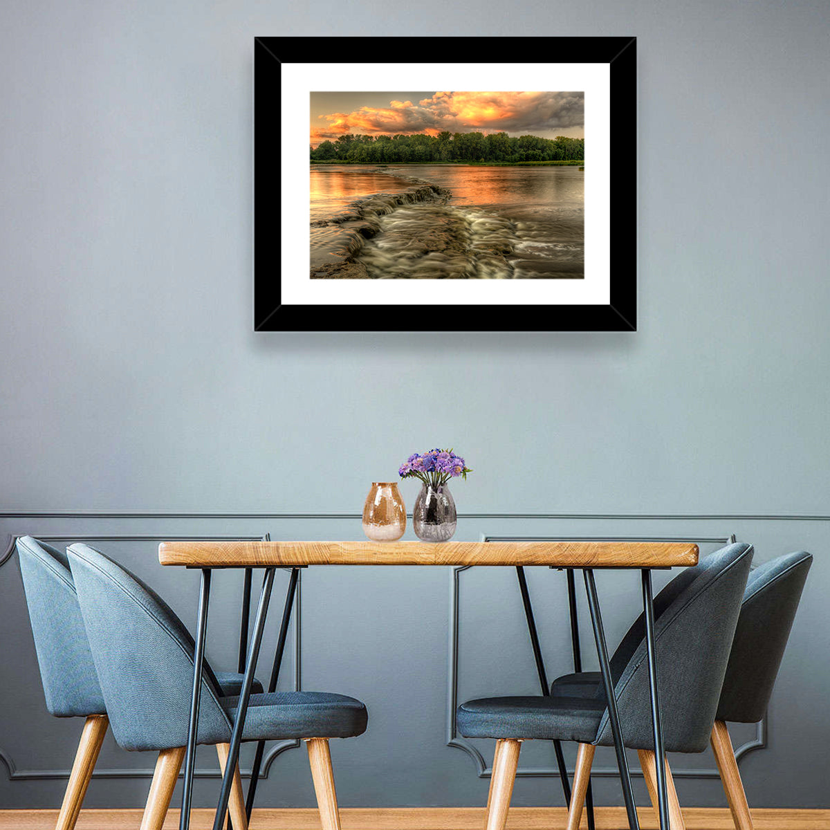 Maumee River Sunset Wall Art