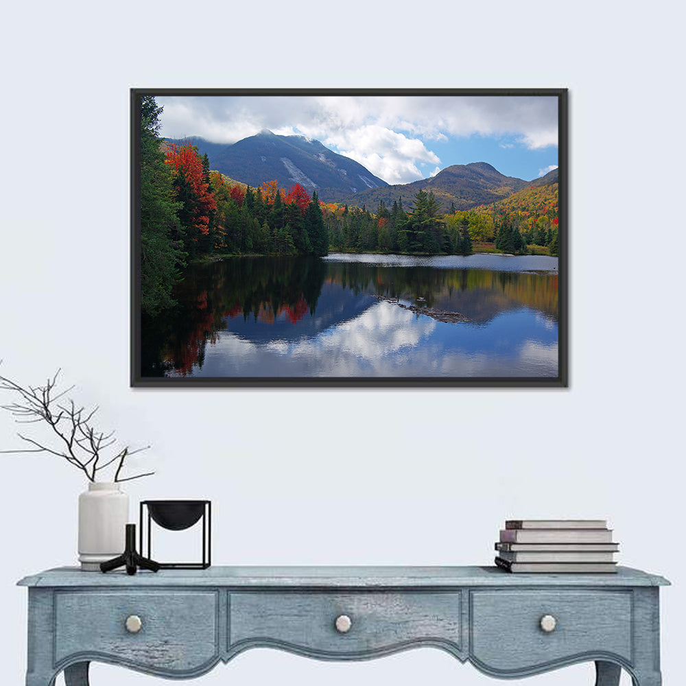 Adirondack Lake Reflection Wall Art