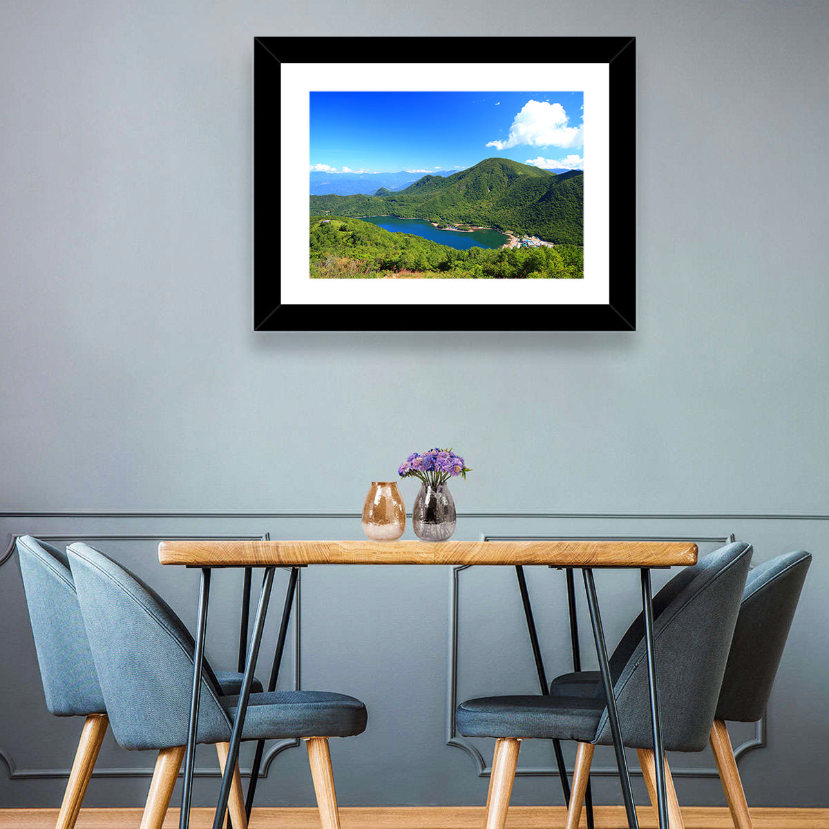 Mount Akagi and Lake Yunoko Wall Art