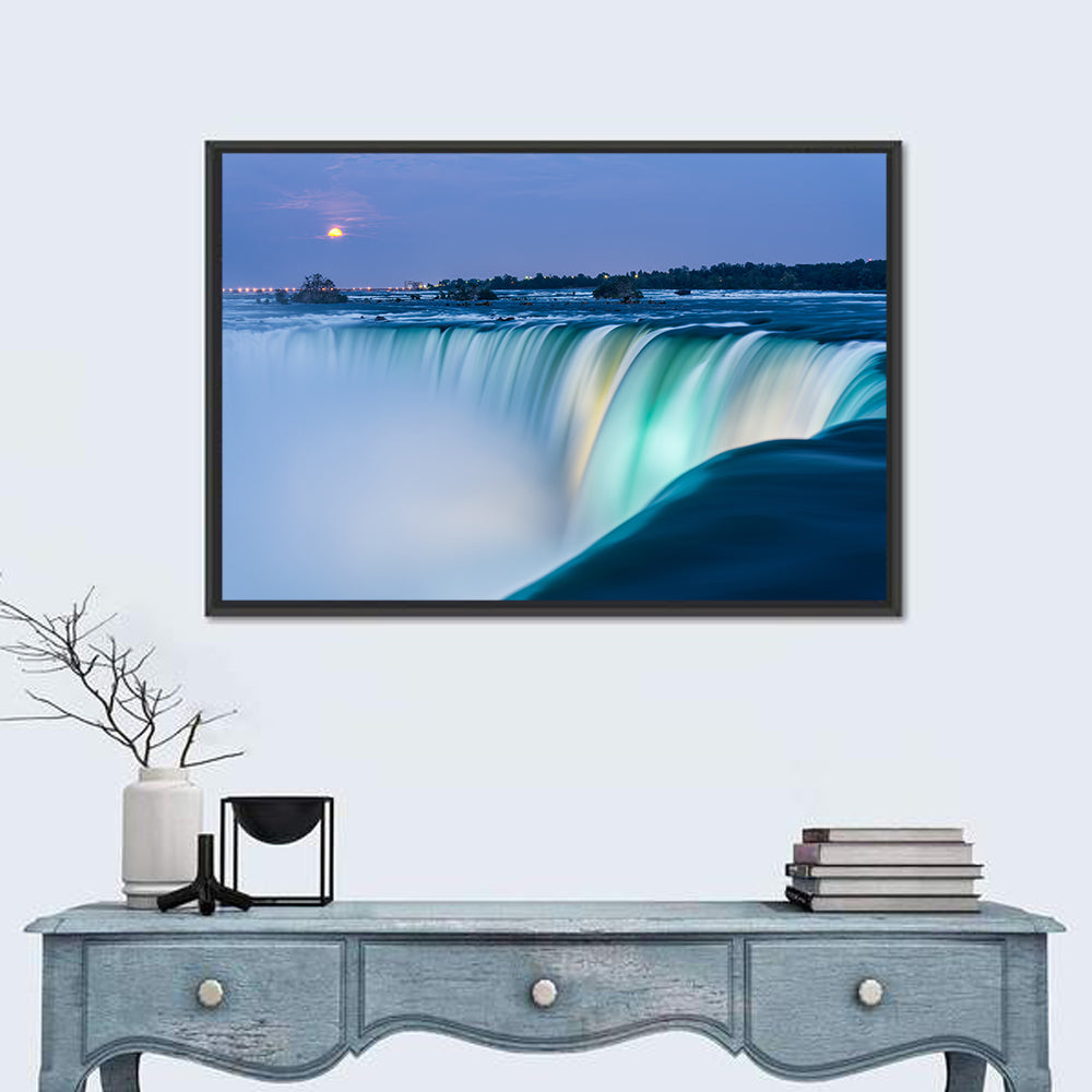 Horseshoe Falls by Moonlight Wall Art