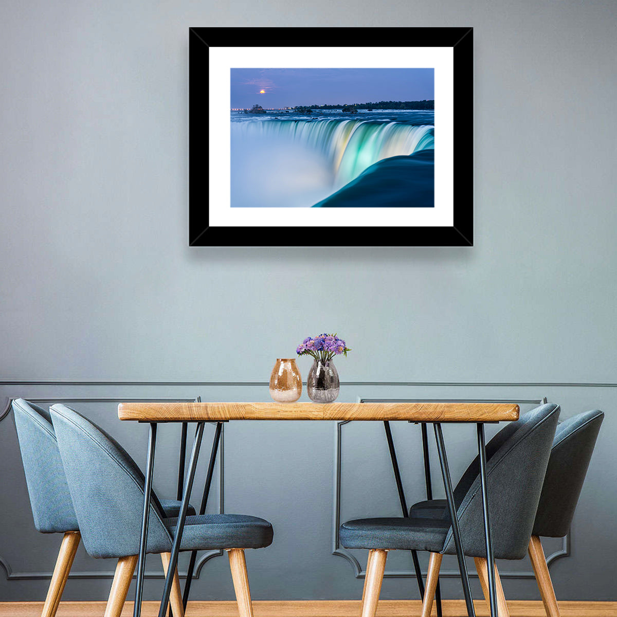 Horseshoe Falls by Moonlight Wall Art