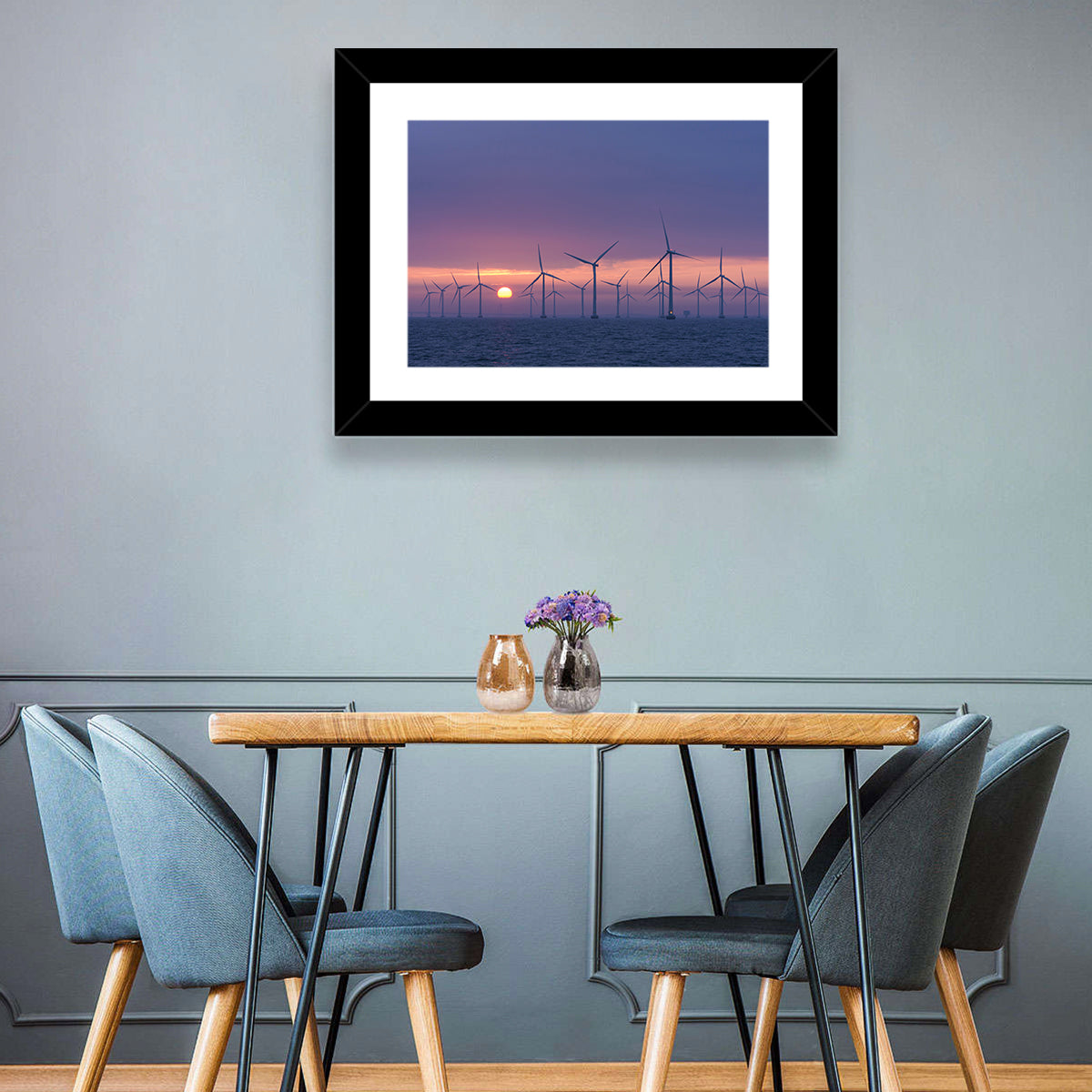 Twilight Offshore Wind Farm Wall Art