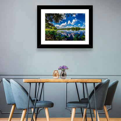 Brazos Bend Lake Reflection Wall Art