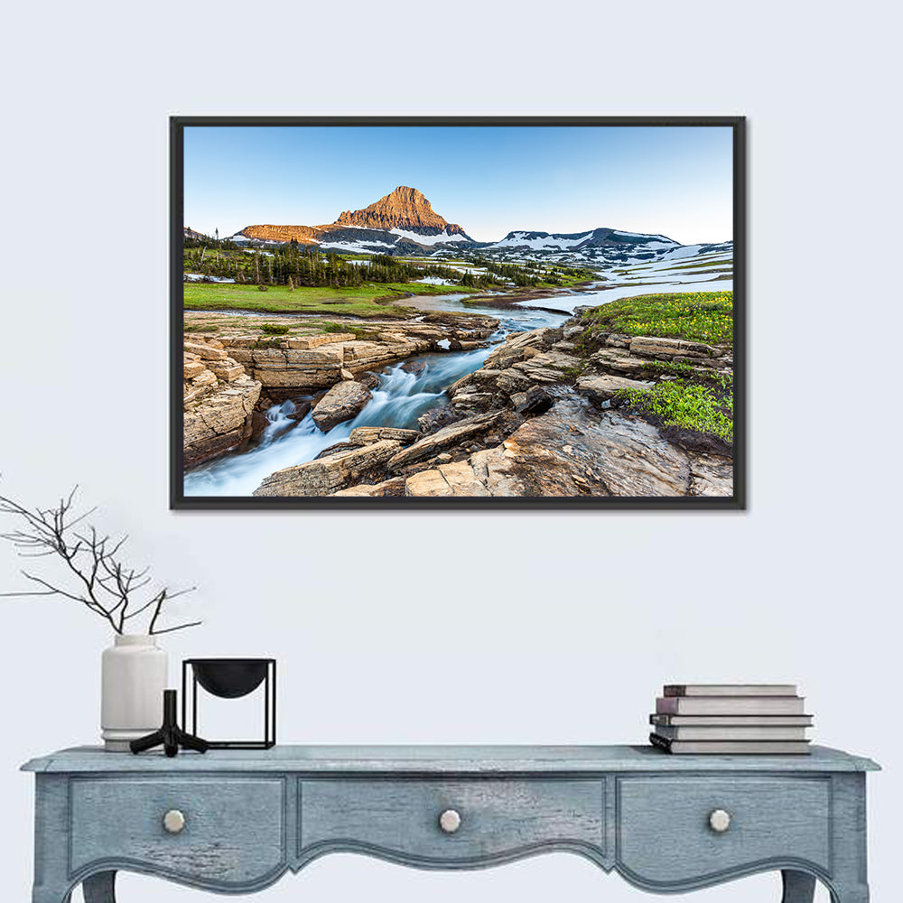 Logan Pass Golden Hour Wall Art