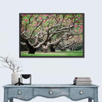 Peach Orchard in Bloom Wall Art