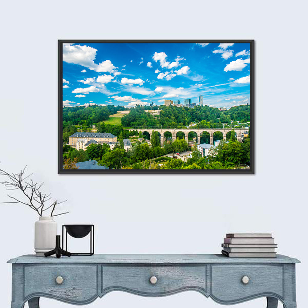 Viaduc De Pulvermühl, Luxembourg Wall Art in a room, landscape