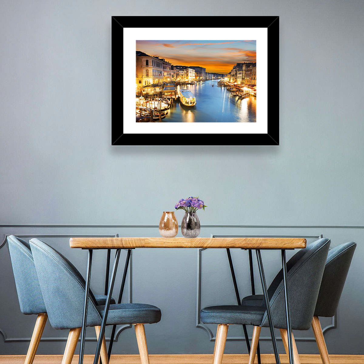 Venice Grand Canal at Dusk Wall Art