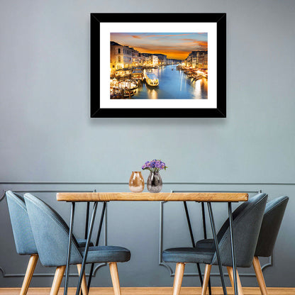 Venice Grand Canal at Dusk Wall Art