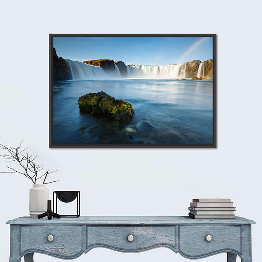 Goðafoss Waterfall, Mývatn Wall Art in a room, landscape