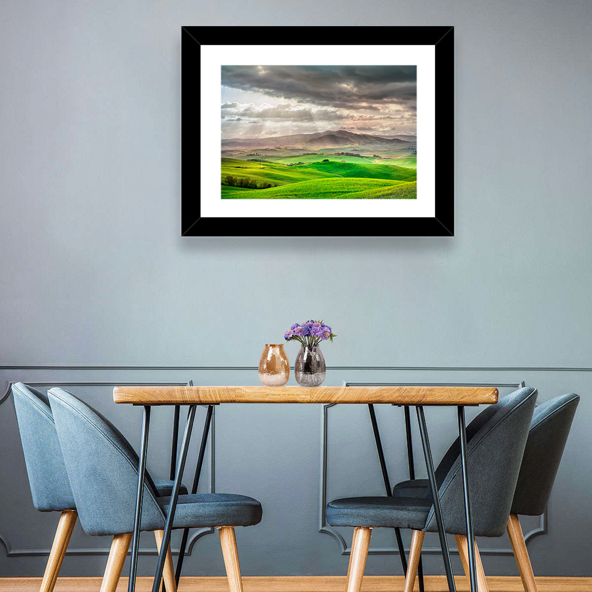 Tuscan Sunlit Hills Wall Art