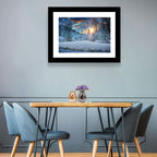 Frozen Forest Lake Wall Art
