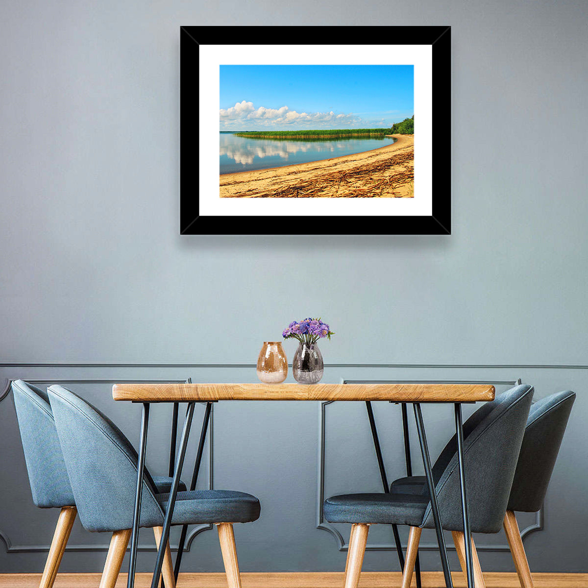 Lake Pskov Shoreline Wall Art