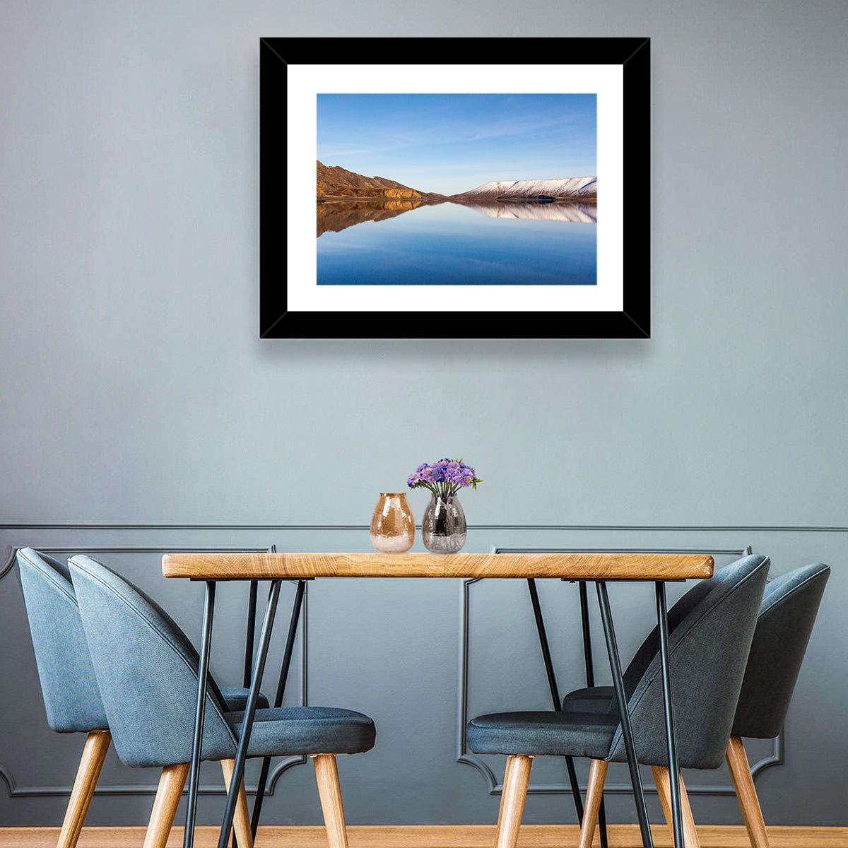 Lake Kleifarvatn Reflection Wall Art