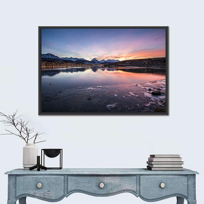 Ushuaia Twilight Reflection Wall Art