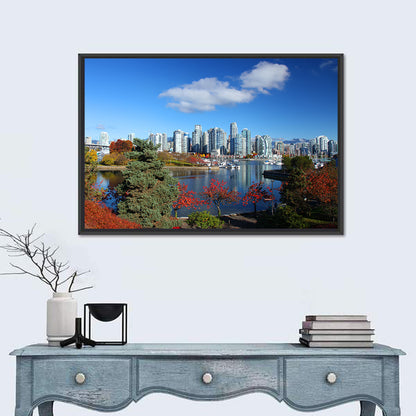 Vancouver Autumn Skyline Wall Art