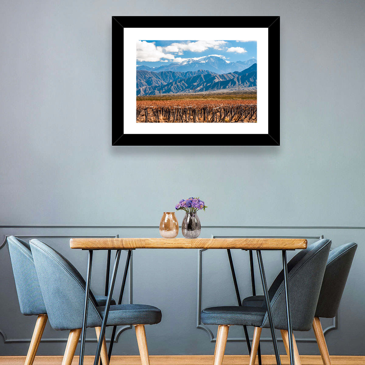 Vineyard Below Aconcagua Wall Art