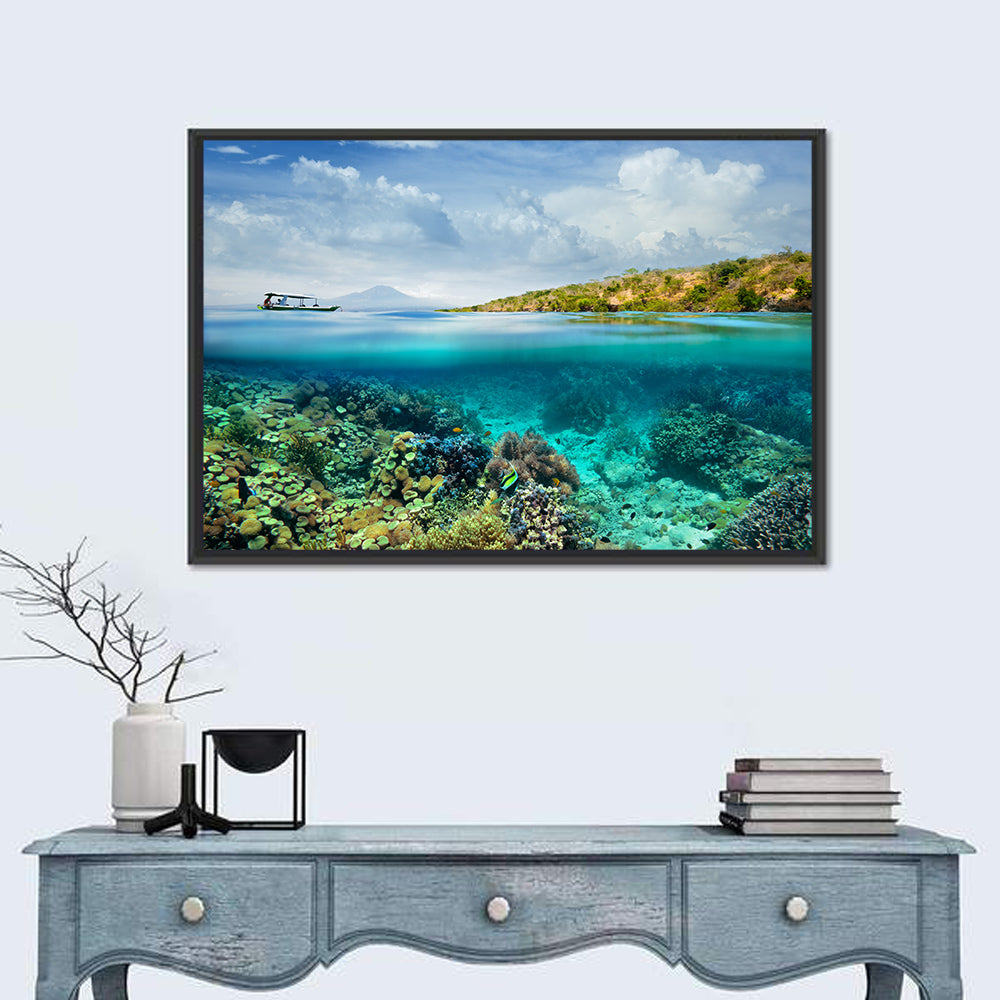 Menjangan Island Split View Wall Art