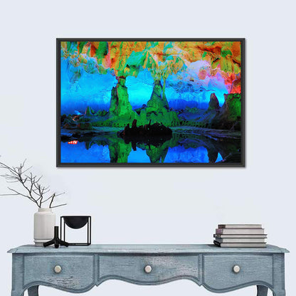 Guilin Led Lit Cave Reflection Wall Art