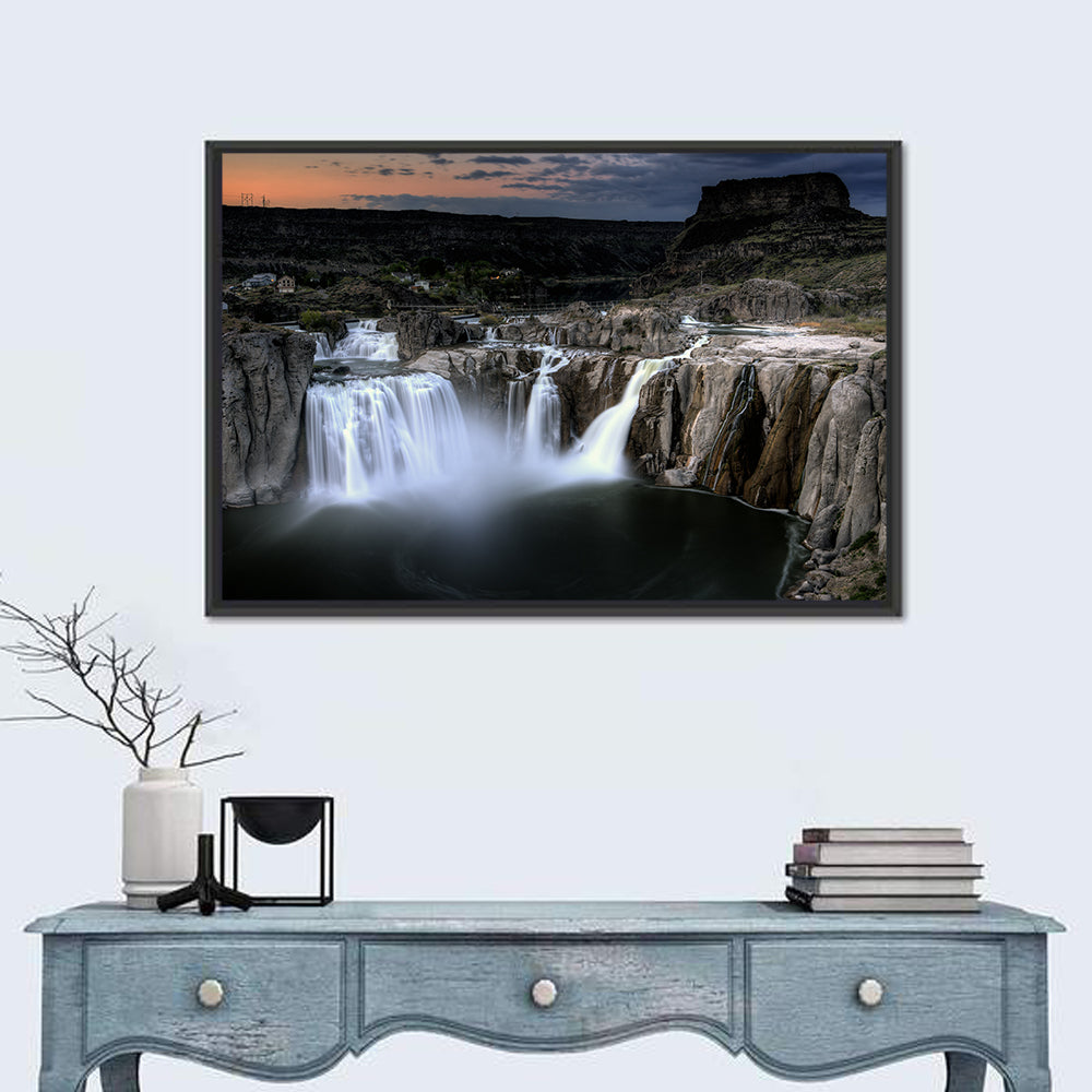 Shoshone Falls at Dusk Wall Art