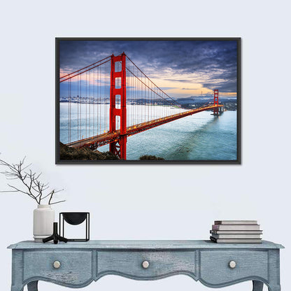 Golden Gate Bridge at Dusk Wall Art