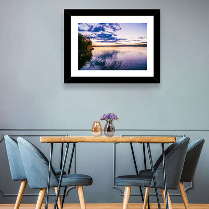 Lake Wylie Sunset Reflection Wall Art