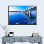 Lake Wylie Bridge at Twilight Wall Art