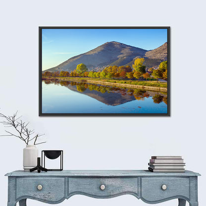 Trebišnjica River Reflection, Trebinje Wall Art