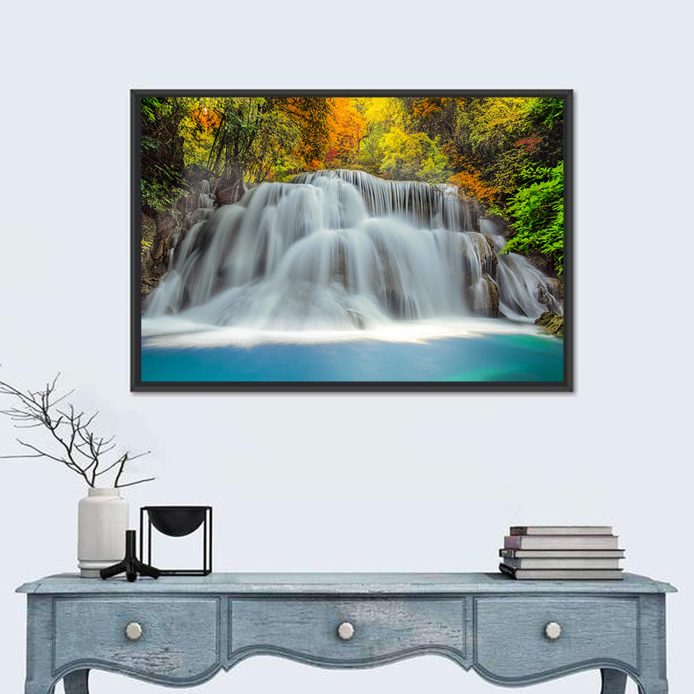 Erawan Falls Cascade Wall Art