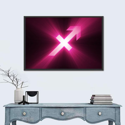 Cosmic Sagittarius Symbol Wall Art