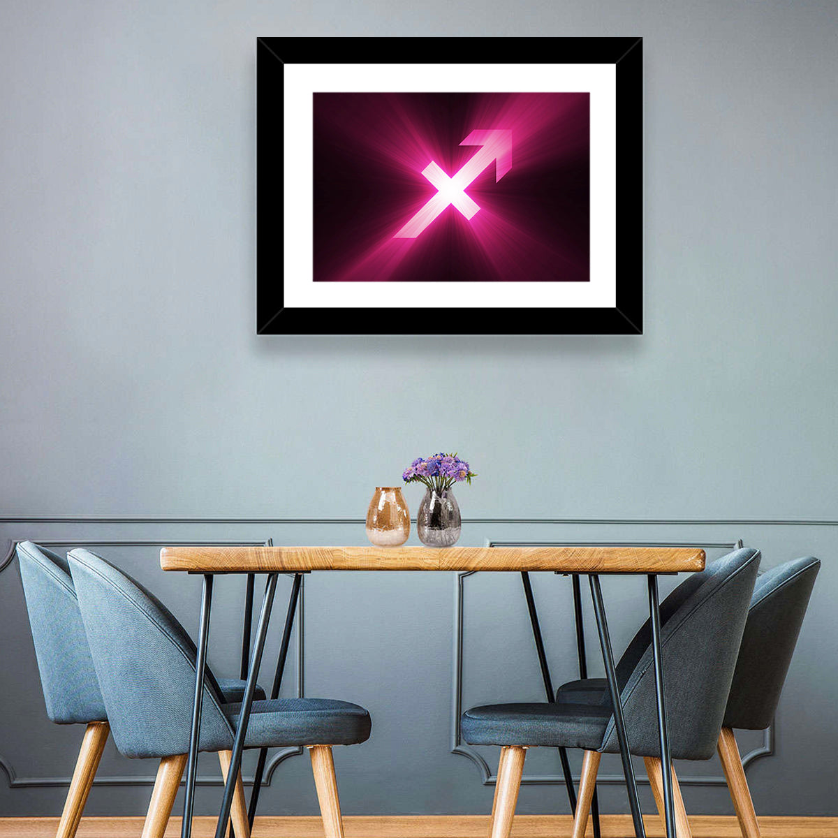 Cosmic Sagittarius Symbol Wall Art