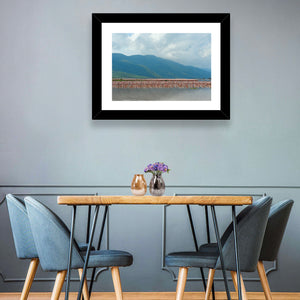 Lake Bogoria Flamingos Wall Art