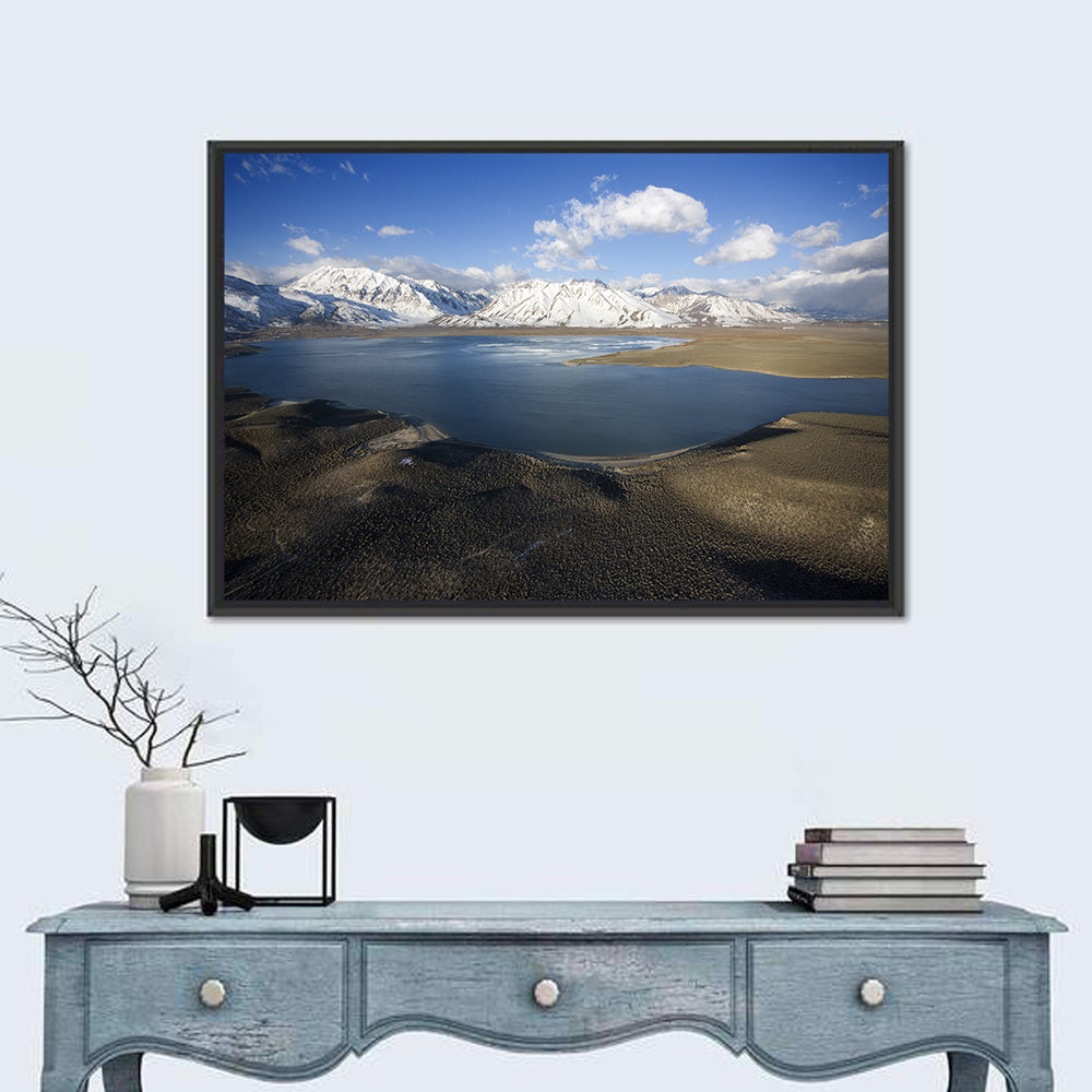 Lake Crowley Aerial View Wall Art