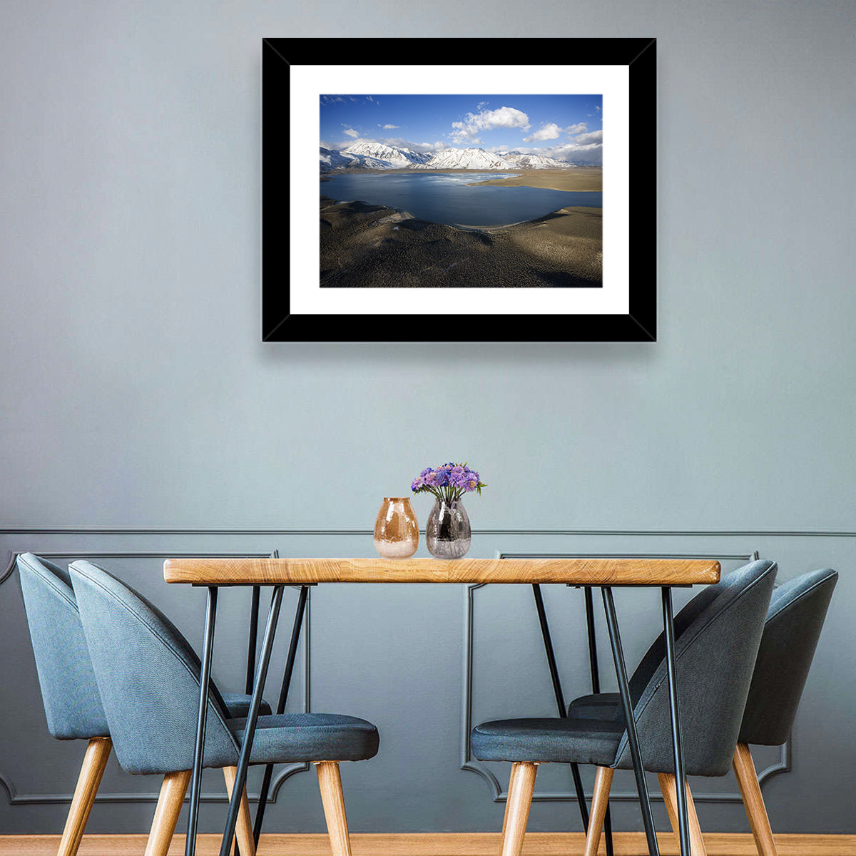 Lake Crowley Aerial View Wall Art