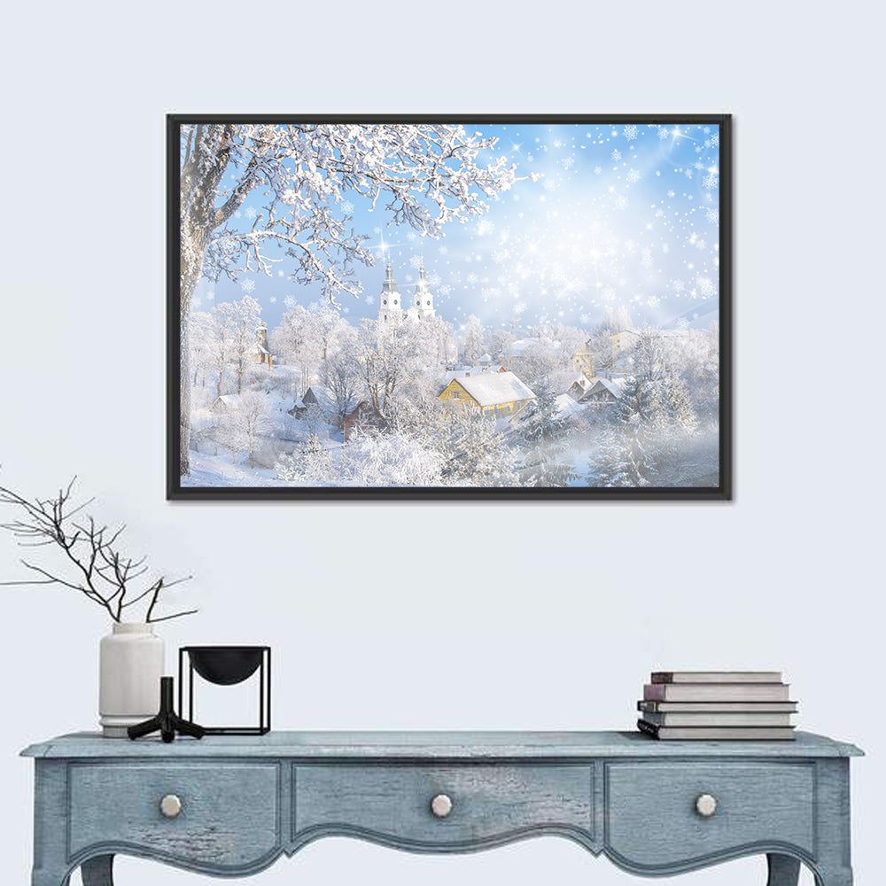 Frosted Village Wall Art