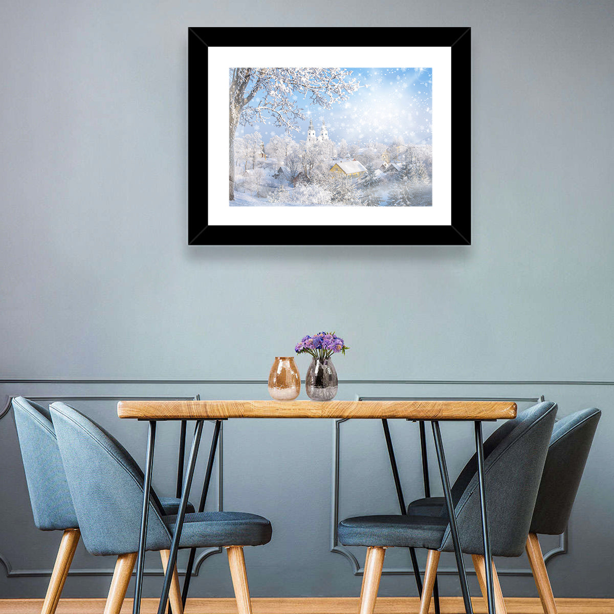 Frosted Village Wall Art