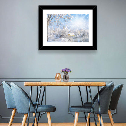 Frosted Village Wall Art