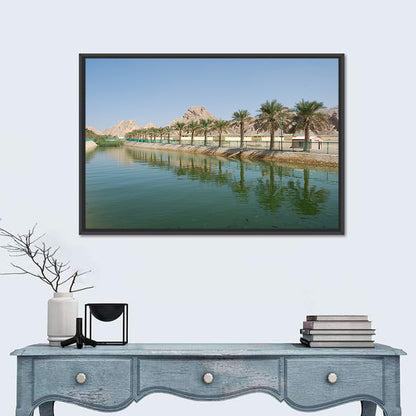 Palm Lake Reflections Wall Art