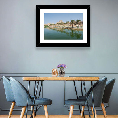 Palm Lake Reflections Wall Art