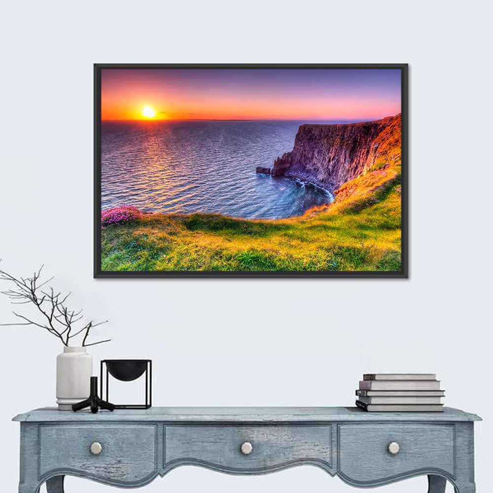 Cliffs of Moher at Sunset Wall Art