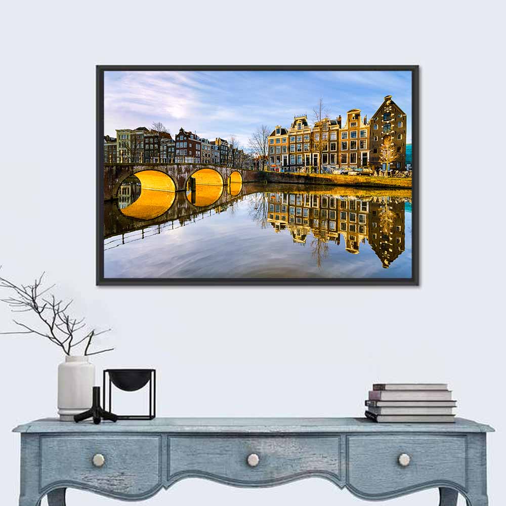 Amsterdam Morning Canal Wall Art