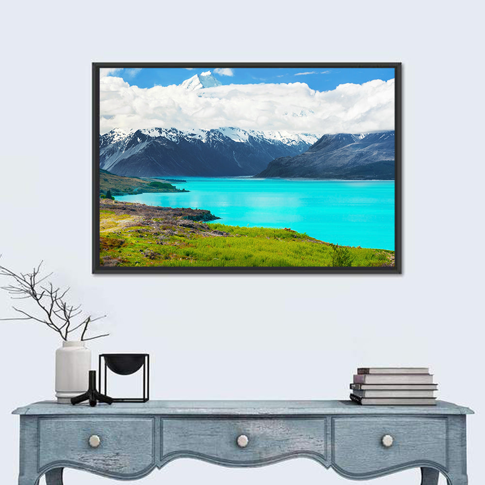 Turquoise Lake Pukaki with Mount Cook Wall Art