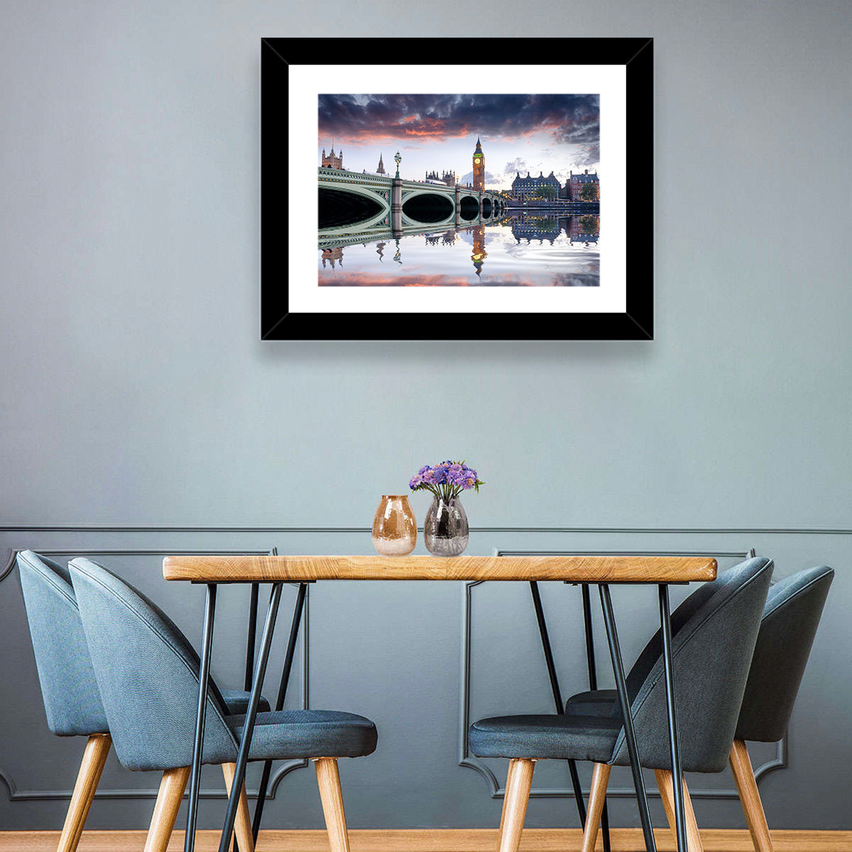 Westminster Bridge at Dusk Wall Art