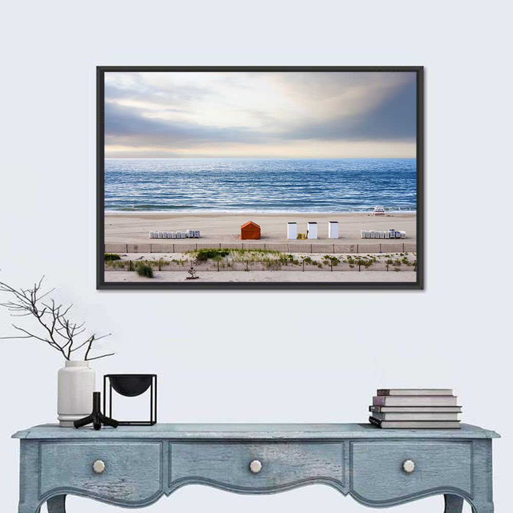 Cape May Beach Huts Wall Art