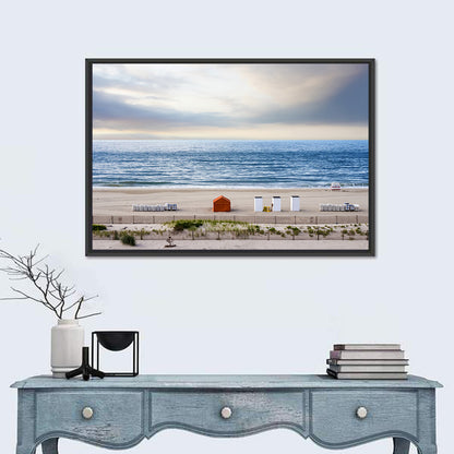 Cape May Beach Huts Wall Art