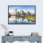 Estaiada Bridge Reflections Wall Art