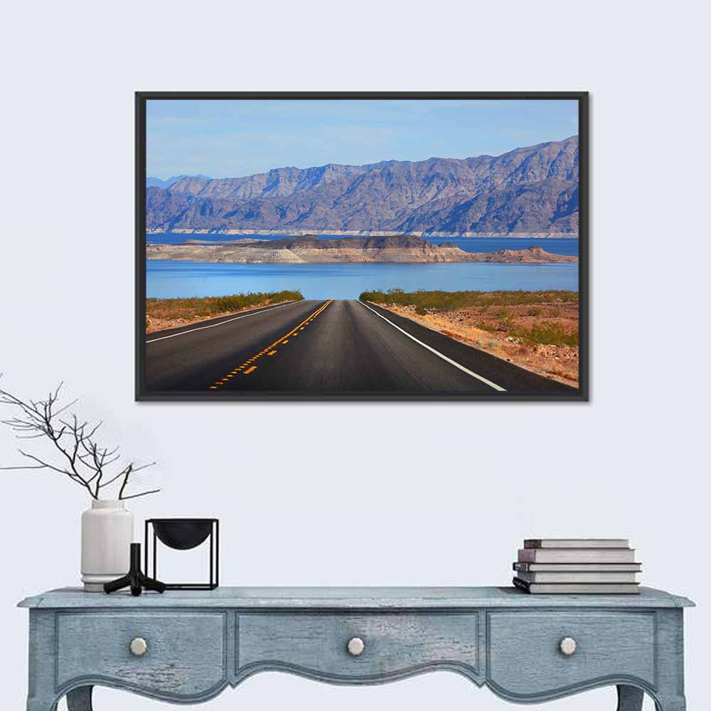 Lake Mead Road Perspective Wall Art